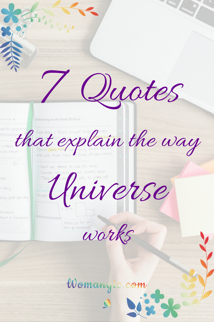 7 Quotes You Need to Know to Understand How Universe works